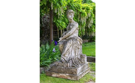 Allegoria della musica, grande scultura a tutto 