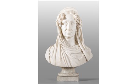 BOGLIANI GIUSEPPE (1805-1881) <br>Busto di Teresa 