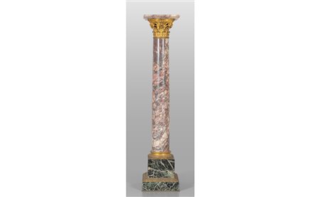 Colonna Napoleone III in breccia violacea con 