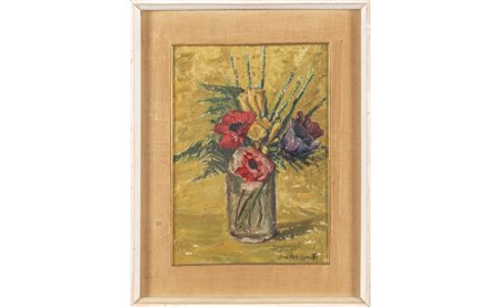 LINO PERISSINOTTI (1897-1967) <br>Fiori<br>olio 
