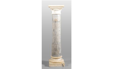 Colonna in marmo grigio e 