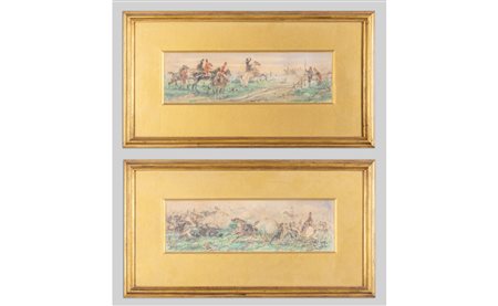 SEBASTIANO DE ALBERTIS (1828-1897) <br>Scontro di 