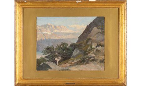 ERNESTO RAYPER (1840-1873) <br>Lago di 