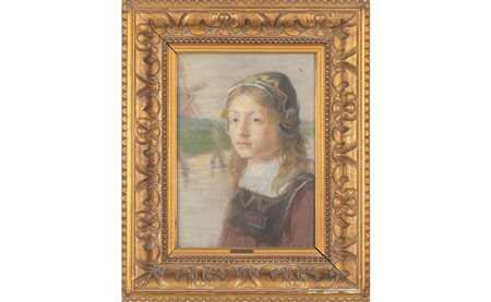 Scuola olandese inizi sec.XX<br>Ritratto di 
