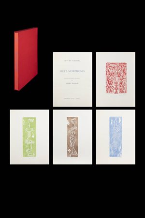 ANDRE' MASSON<BR>Balagny-sur-Thèrain (Francia) 1896 - 1987 Parigi<BR>"Méta.Morphoses. Quatre eaux-fortes originales de André Masson"