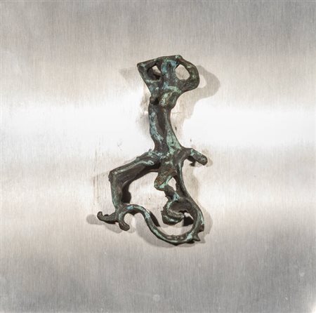 LUCIO FONTANA<BR>Rosario (Argentina) 1899 - 1968 Varese<BR>Fusione in bronzo 1950-1955
