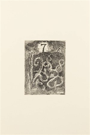 ITALO CREMONA<BR>Cozzo Lomellina (PV) 1905 - 1979 Torino<BR>"Auguri", 1968