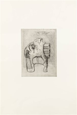 ITALO CREMONA<BR>Cozzo Lomellina (PV) 1905 - 1979 Torino<BR>"Bocca a tre canne", 1970