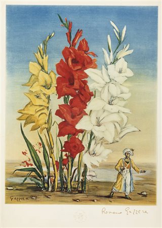 ROMANO GAZZERA<BR>Ciriè (TO) 1908 - 1985<BR>"Senza titolo"