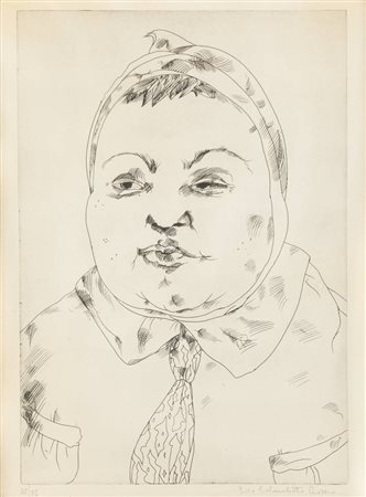 ENRICO COLOMBOTTO ROSSO<BR>Torino 1925 - 2013 Casale Monferrato (AL)<BR>"Volto"