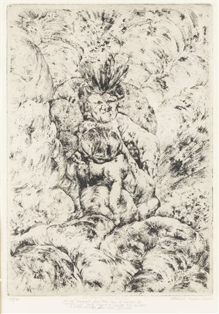 ABACUC (Silvano Gilardi)<BR>Torino 1933 - 2021<BR>"Il profeta Cansors" 1963