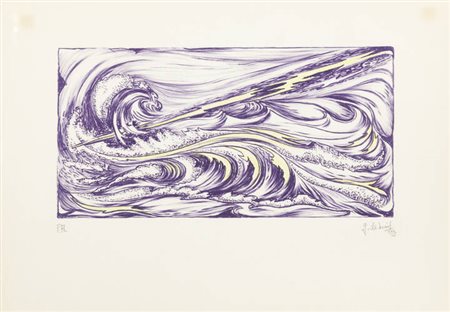 GUIDO DE BONIS<BR>Torino 1931 - 2009<BR>"Senza titolo" 1973