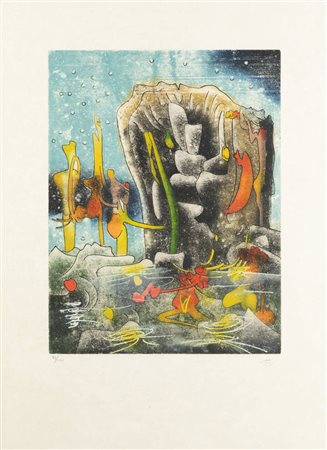 ROBERTO MATTA<BR>Santiago del Cile (Cile) 1911-2002 Civitavecchia (RM)<BR>"Sena titolo"