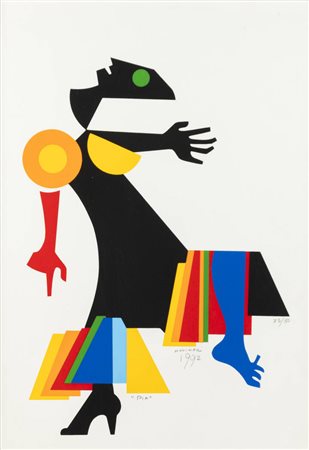 MARIO MOLINARI<BR>Coazze (TO) 1930 - 2000 Torino<BR>"Pia" 1992