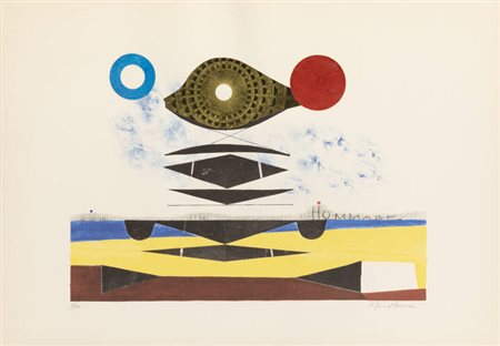 ROLAND PENROSE<BR>Londra 1900-1984 East Sussex (Inghilterra)<BR>"Senza titolo (Hommage)" (1975)