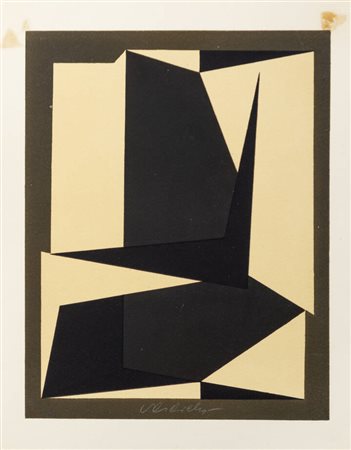 VICTOR VASARELY<BR>Pécs (Ungheria) 1908 - 1997 Parigi<BR>"Senza titolo"