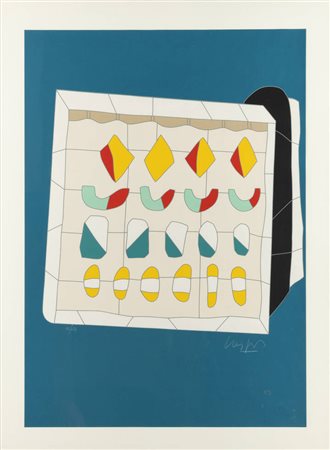 UGO NESPOLO<BR>Mosso Santa Maria (VC) 1941<BR>"Senza titolo"