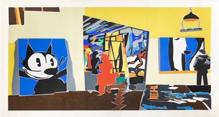 UGO NESPOLO<BR>Mosso Santa Maria (VC) 1941<BR>"Senza titolo"