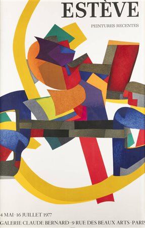 NON DEFINITO<BR>"Estève. Peintures recentes" 1977