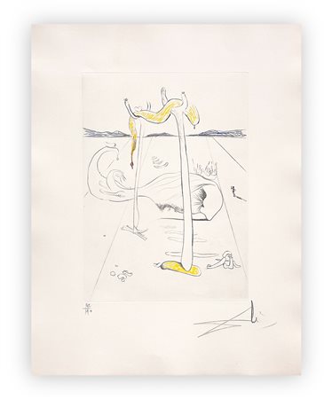 SALVADOR DALÌ (1904-1989) - Senza Titolo, 1974
