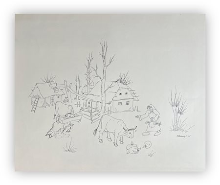 YVAN VECENAJ (1920-2013) - Senza Titolo, 1978