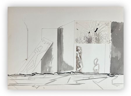 GASTON ORELLANA (1933) - Senza Titolo, 1987