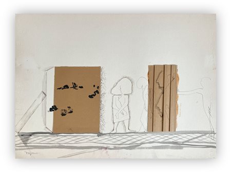 GASTON ORELLANA (1933) - Senza Titolo, 1987