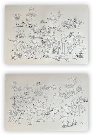 PERO TOPLJAK (1948) - Lotto unico di 2 opere