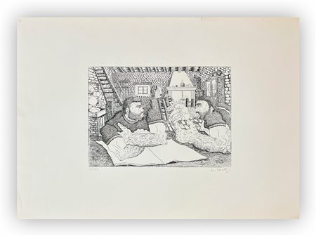 AUTORE INDECIFRATO - Senza Titolo