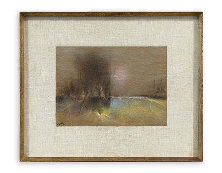 BRUNO ZONI (1911-1986) - Senza Titolo (Paesaggio), 1966