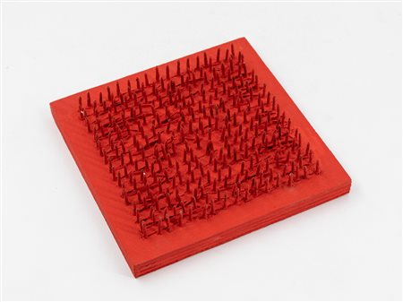 BERNARD AUBERTIN (1934-2015) - Tableau Clous, 1970