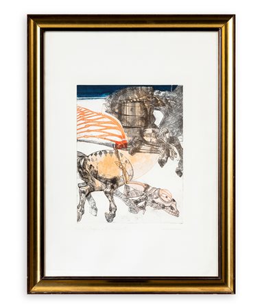 WALTER CREMONINI (1924-2007) - Pegaso Bellerofonte