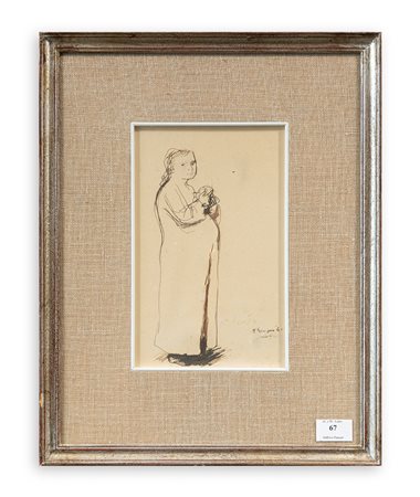 BRUNO SAETTI (1902-1984) - Senza Titolo, 1941