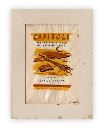 ORFEO TAMBURI (1910-1994) - Senza Titolo