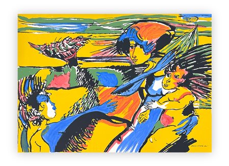 REMO BRINDISI (1918-1996) - Senza Titolo