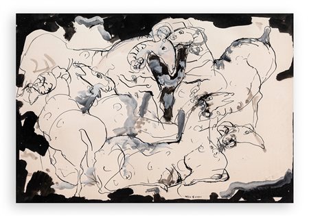 UGO GUIDI (1912-1977) - Cavalli