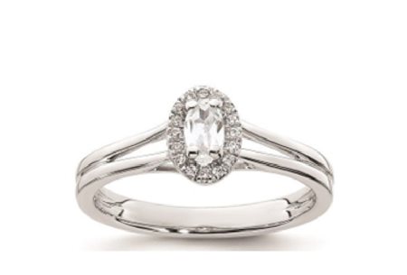 Anello Classico in Oro 18K con Diamanti 1015 NAT 18K