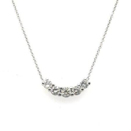 GIROCOLLO IN ORO BIANCO CON DIAMANTI - DH-P290