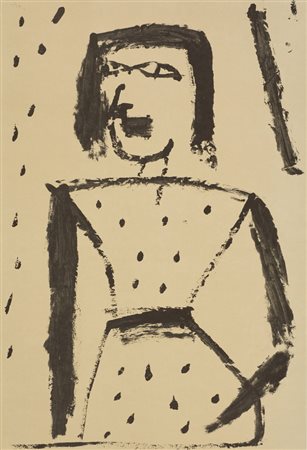 KLEE PAUL (1879 - 1940) - D'APRES. SENZA TITOLO (DALLA CARTELLA 40 DISEGNI DI MAESTRI MODERNI).