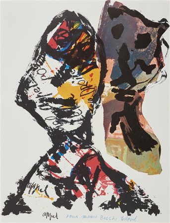 APPEL KAREL (1921 - 2006) - D'APRES. SENZA TITOLO (DALLA CARTELLA 40 DISEGNI DI MAESTRI MODERNI).