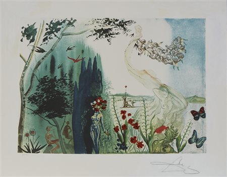 DALI' SALVADOR (1904 - 1989) - PRIMAVERA (LE QUATTRO STAGIONI).