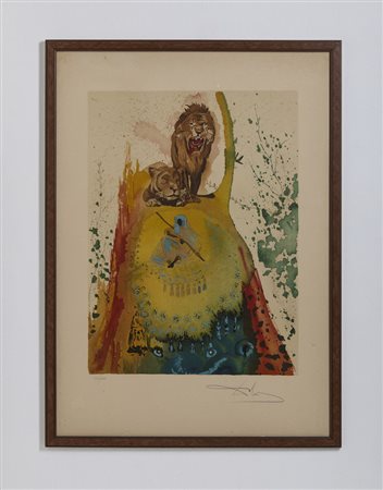 DALI' SALVADOR (1904 - 1989) - I LEONI DI CABIRIA .