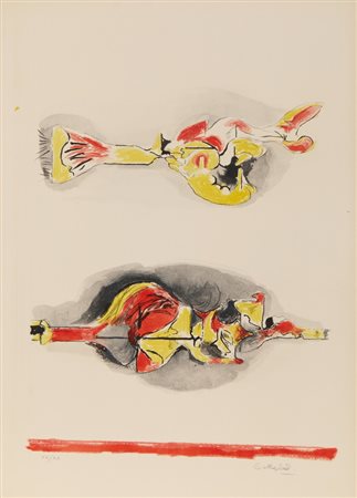 SUTHERLAND GRAHAM (1903 - 1980) - FLYING AND FLOATING FORMS.