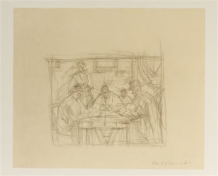 GIACOMETTI ALBERTO (1901 - 1966) - D'APRES. SENZA TITOLO.