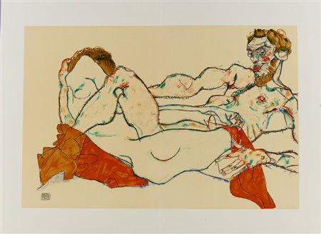 SCHIELE EGON (1890 - 1918) - D'APRES. SENZA TITOLO.
