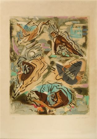 MASSON ANDRE' (1896 - 1987) - COMPOSITION.