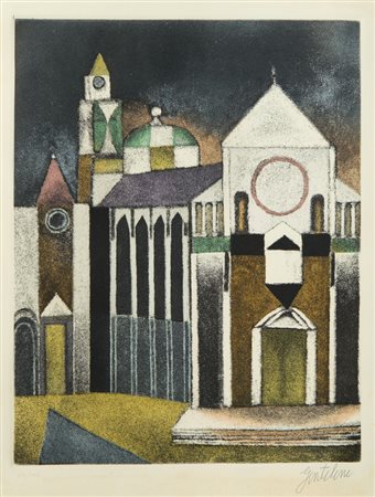 GENTILINI FRANCO (1909 - 1981) - CATTEDRALE.