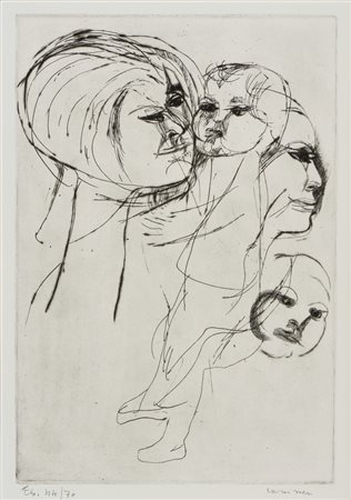 CASSINARI BRUNO (1912 - 1992) - ENRICA E GIOVANNA .