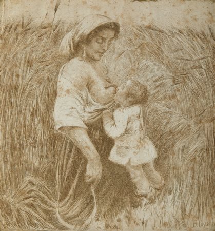 CASCELLA BASILIO (1860 - 1950) - LE SPIGHE .