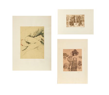 STEFFEK NORBERT (1938 - 2009) - LOTTO COMPOSTO DA N.3 FOGLI.